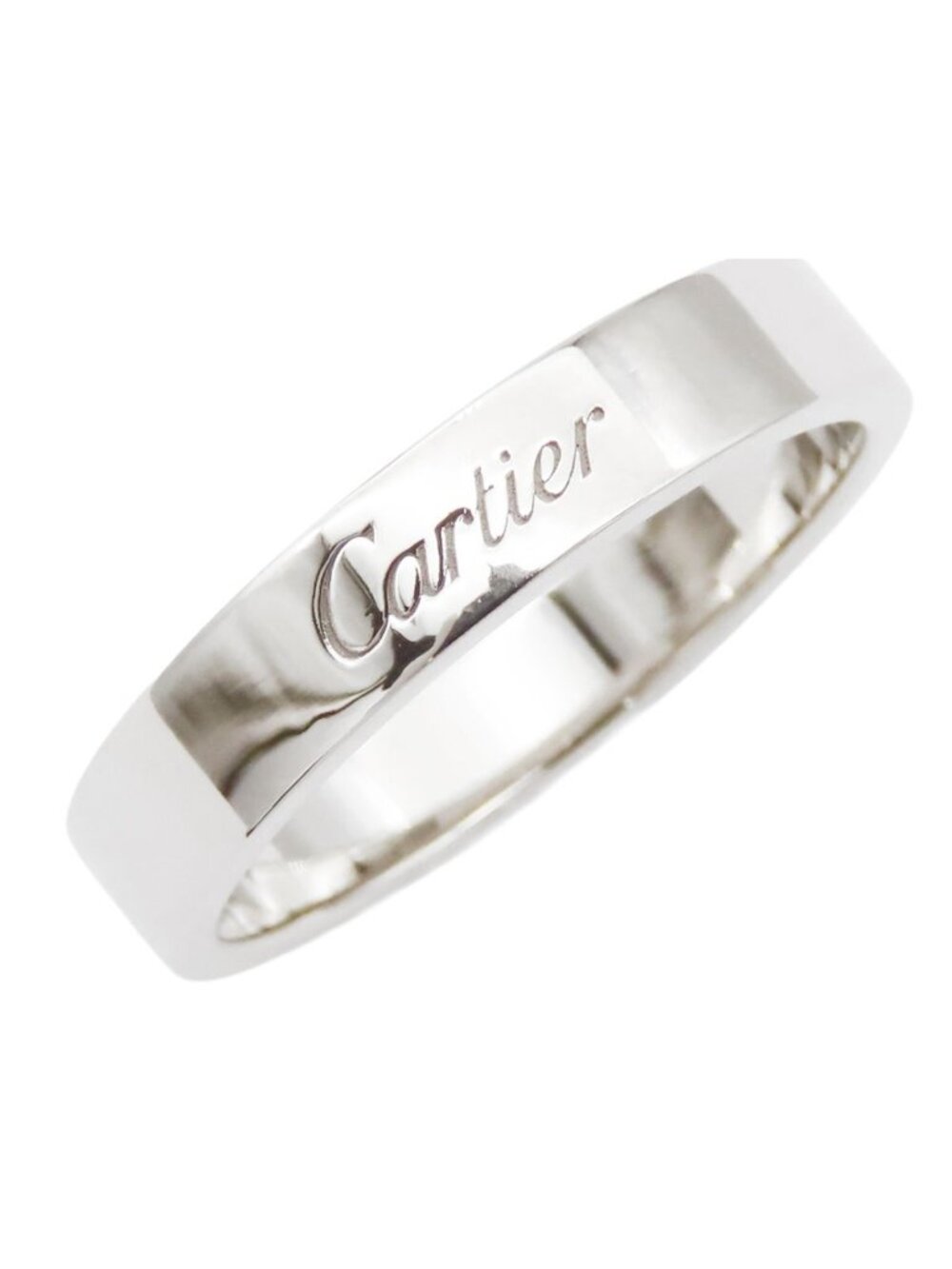 Cartier C de Cartier Wedding Ring Platinum 57